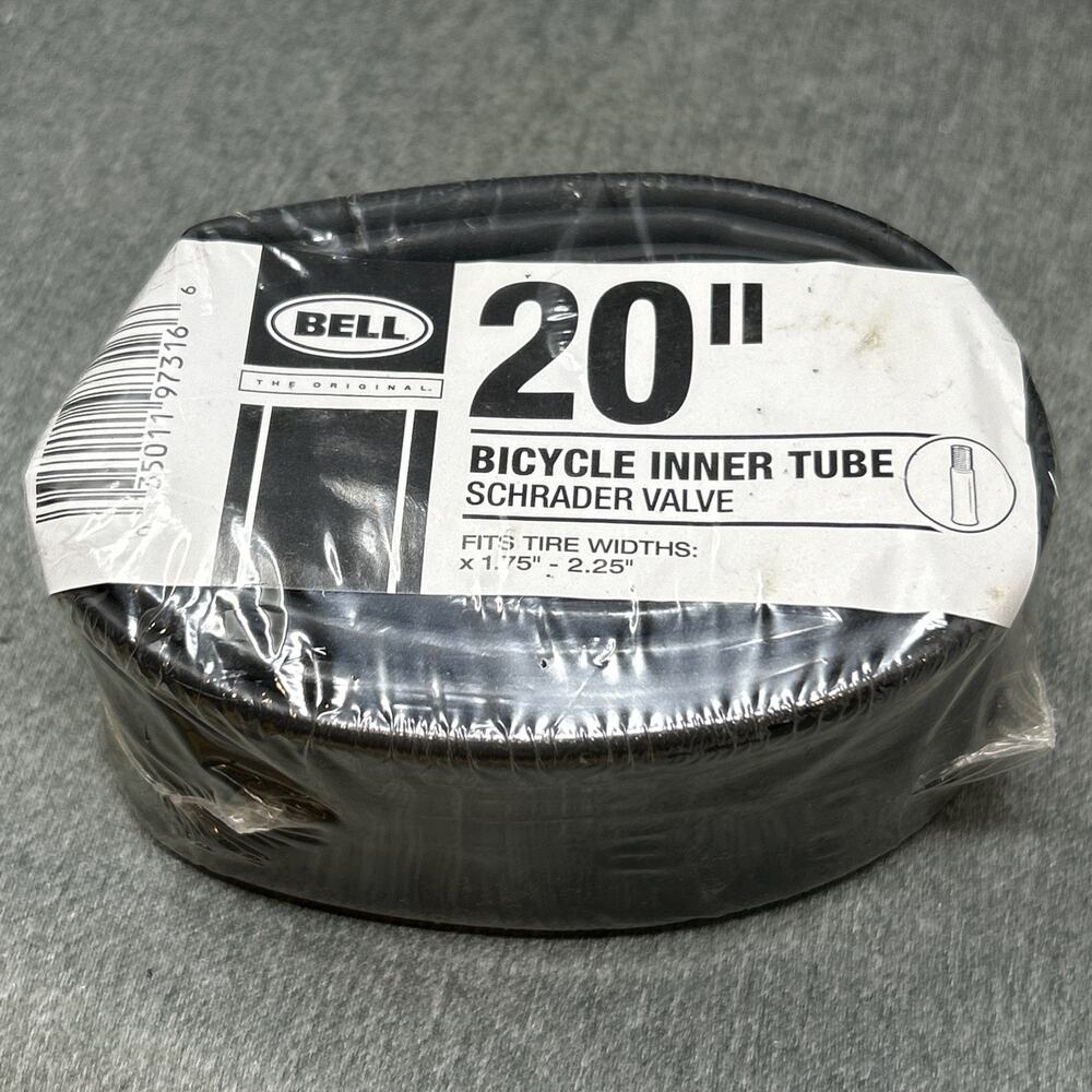 Bell 20" Bike Inner Tube Schrader Valve 1.75 to 2.25" BMX Mountain Bicycle Tire